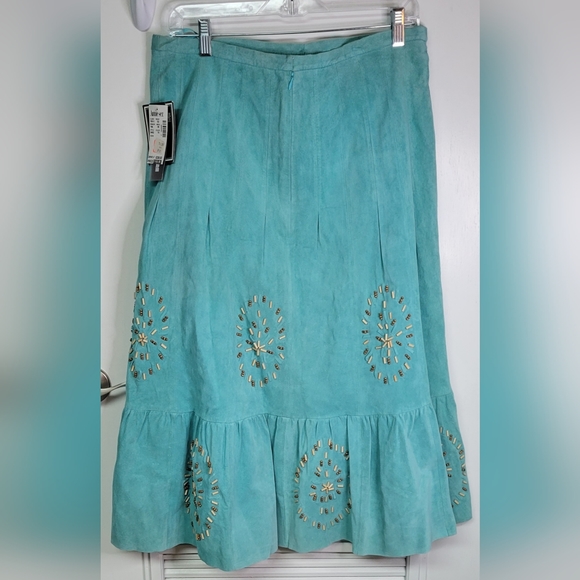 🆕️ Size 12, Révue Leather Skirt - Picture 2 of 7